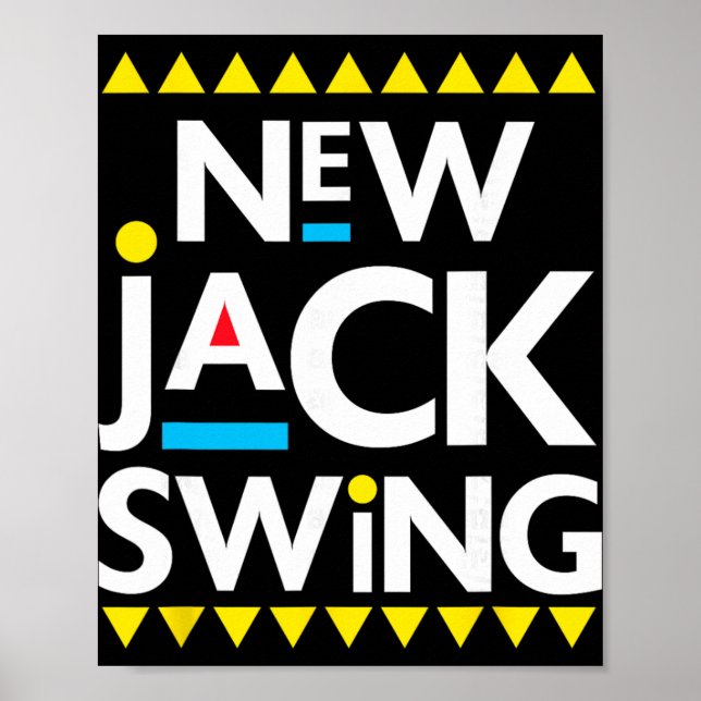 Affiche Jack Swing 90s R&amp;b Hip Hop  (Devant)