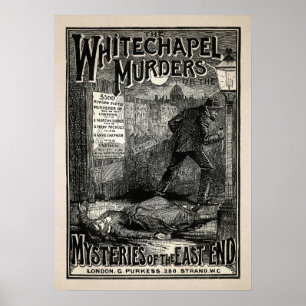 Affiche Jack Vintage l'art du Ripper