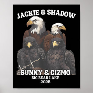 Affiche Jackie et Shadow Sunny et Gizmo Big Bear Lake 20