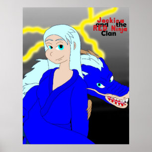 Affiche Jackiea et le Clan Ninja ROUGE 6