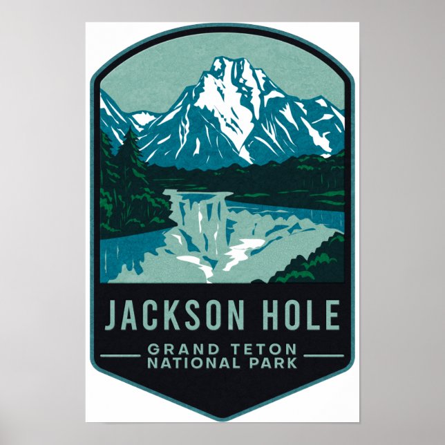 Affiche Jackson Hole Grand Teton National Park (Devant)