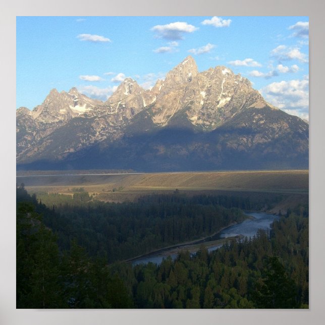 Affiche Jackson Hole Mountains (Grand Teton National Park) (Devant)