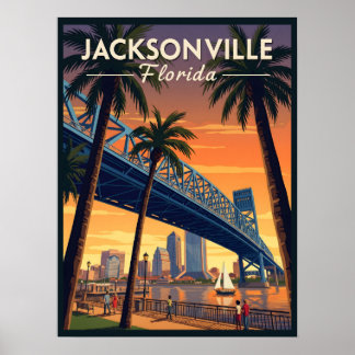 Affiche Jacksonville Floride