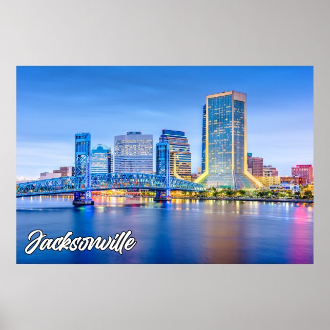 Affiche Jacksonville, Floride, États-Unis (Devant)