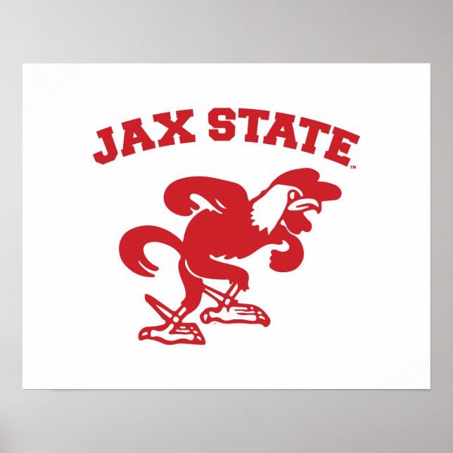 Affiche Jacksonville State University JAX State Gamecocks (Devant)