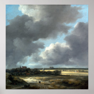 Affiche Jacob van Ruisdael Vue d'Alkmaar