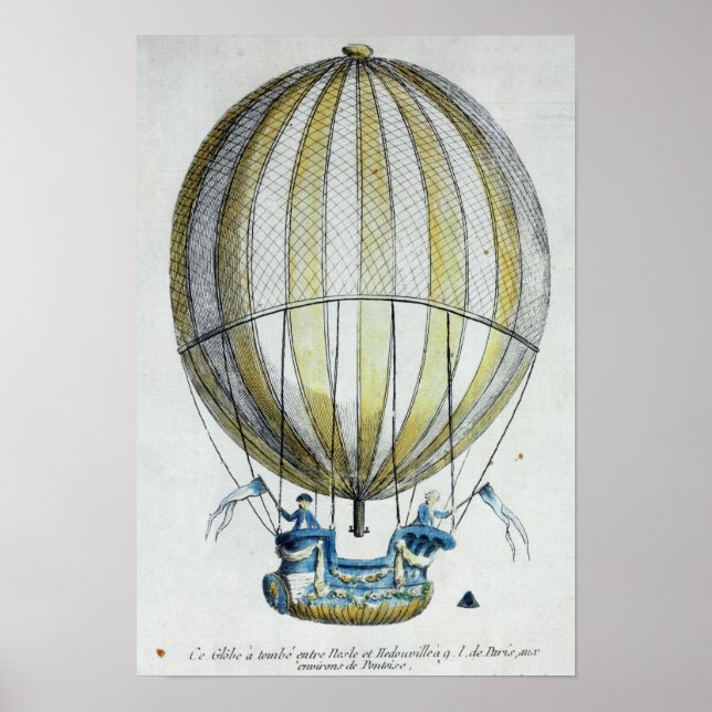 Affiche Jacques Charles et Nicholas Robert's Balloon (Devant)