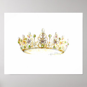 Affiche Jade Pearl Crown par Heather French Henry