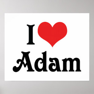 Affiche J'adore Adam