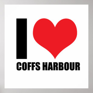 Affiche J'adore Coffs Harbour