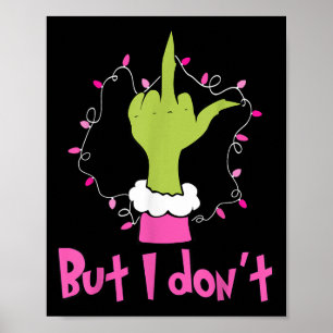 Affiche J'adore coller des chemises de Noël, mais je n'ai