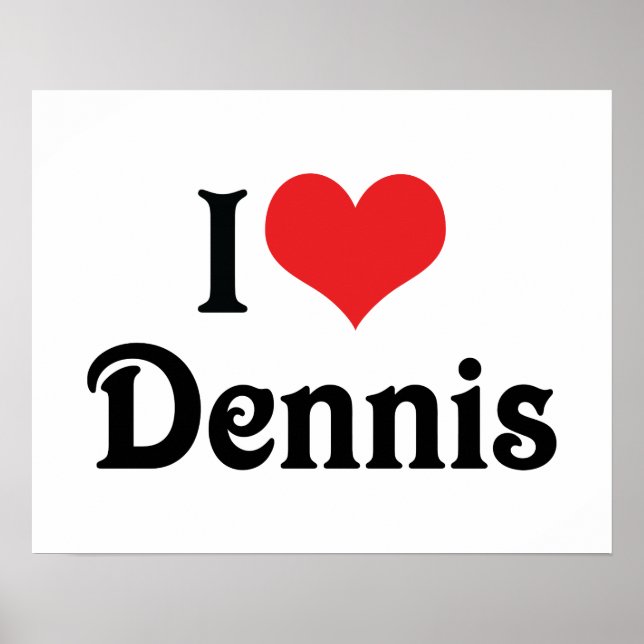 Affiche J'adore Dennis (Devant)