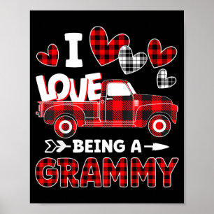 Affiche J'adore être une grammy valentine fête des mères