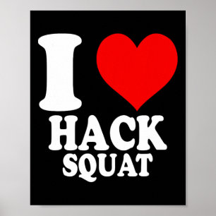 Affiche J'adore Hack Squat 1