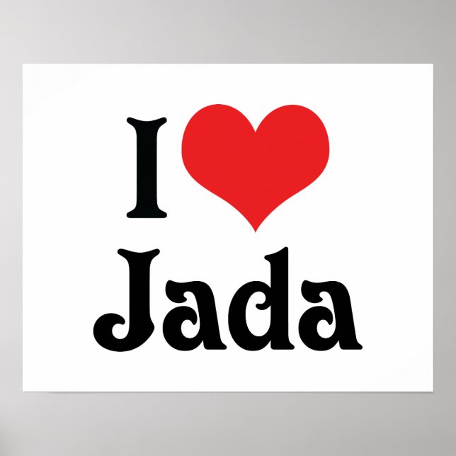 Affiche J'Adore Jada (Devant)