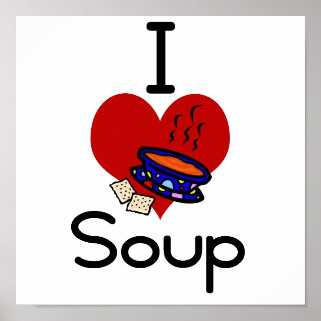 Affiche J'adore la soupe de coeur (Devant)