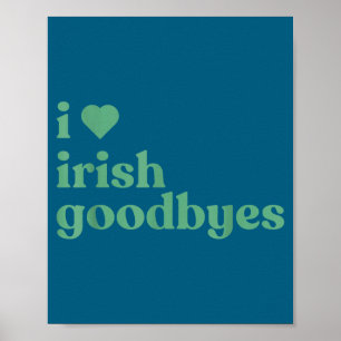 Affiche J'adore les adieux irlandais