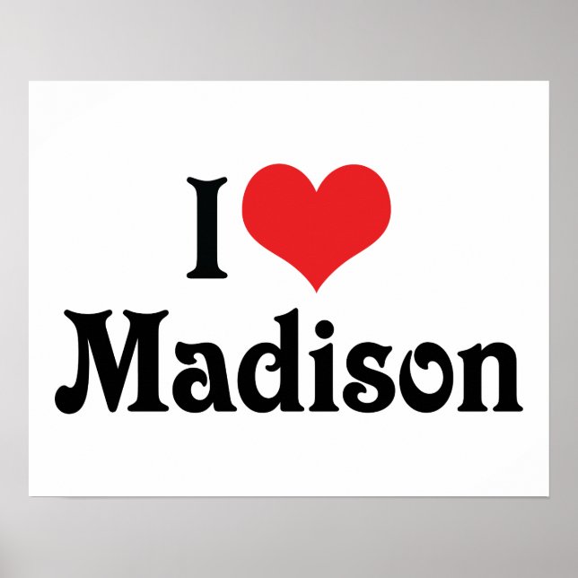 Affiche J'adore Madison (Devant)