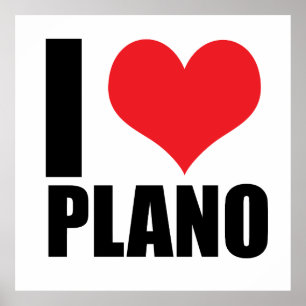 Affiche J'adore Plano