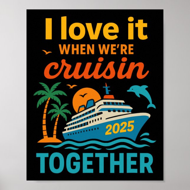 Affiche J'adore quand on fait une croisière ensemble en 20 (Devant)