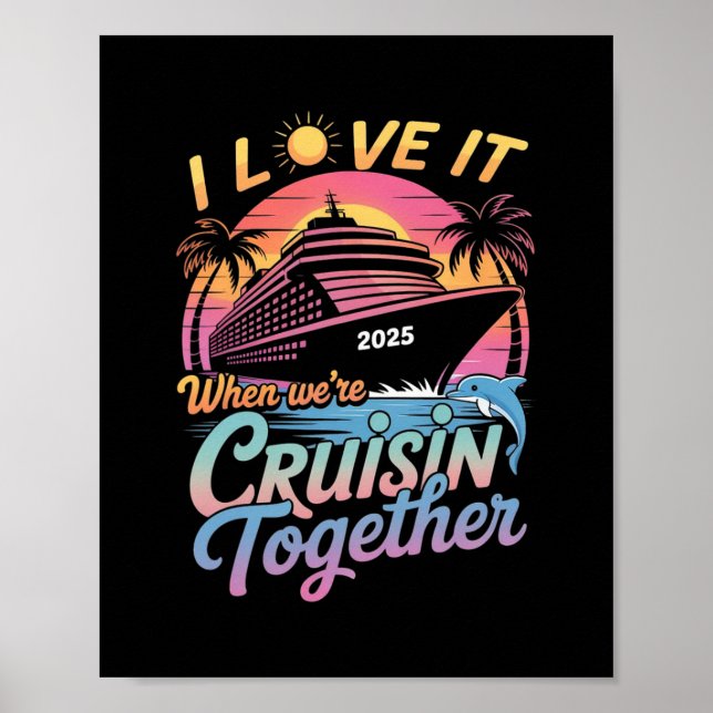 Affiche J'adore quand on fait une croisière ensemble en fa (Devant)