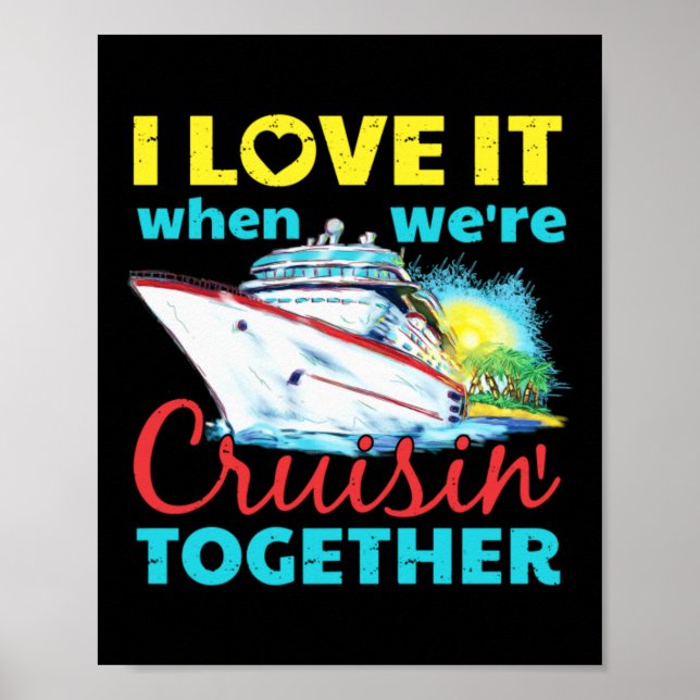 Affiche J'adore Quand On Roule Ensemble (Devant)