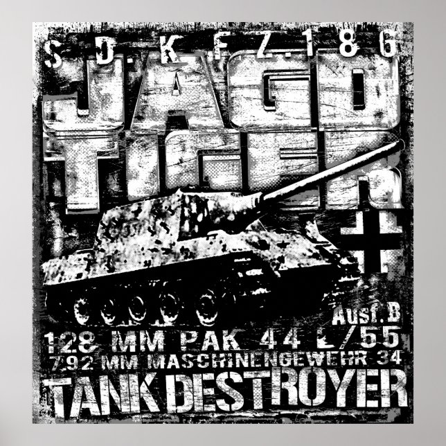AFFICHE JAGDTIGER (Devant)