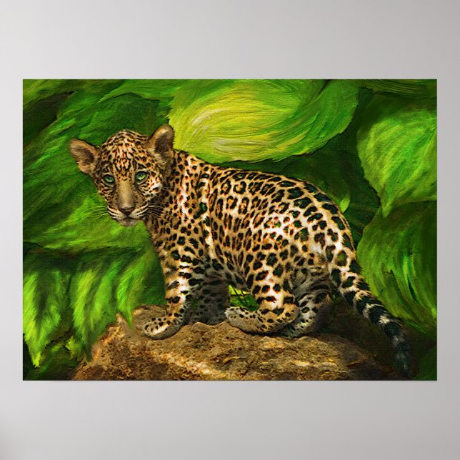 Affiche jaguar (Devant)