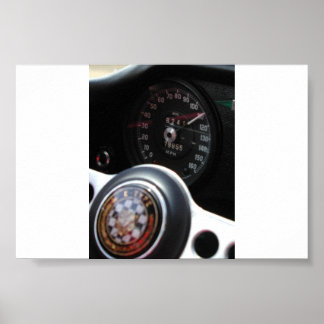 Affiche Jaguar À Vitesse