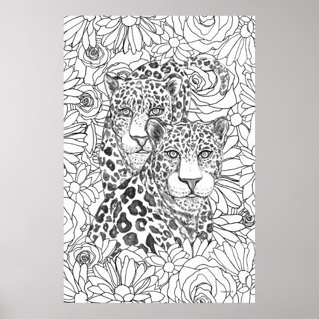 Affiche Jaguar Caché (Devant)