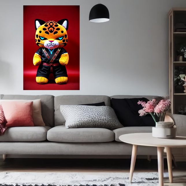 Affiche Jaguar peluche | Art AI (Créateur téléchargé)