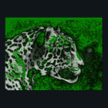 Affiche Jaguar Pop Art<br><div class="desc">Posters portraits Jaguar - Pop Art Jaguar Image - Grosses Imprimantes de chats sauvages - La Tête du Jaguar - Face de Jaguar</div>