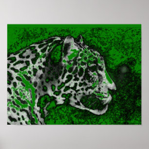 Affiche Jaguar Pop Art