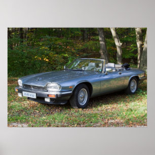 Affiche Jaguar XJS V12 Cabriolet