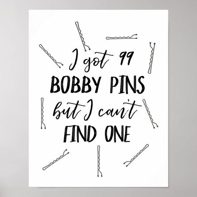 Affiche J'Ai 99 Pins Bobby, mais je n'en trouve pas une (Devant)