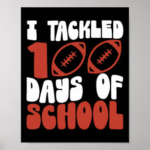 Affiche J'Ai Attaqué 100 Jours De Football Scolaire 100E J