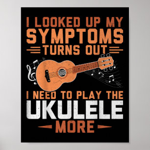 Affiche J'Ai Besoin De Jouer Le Ukulele Plus - Uke Lover U