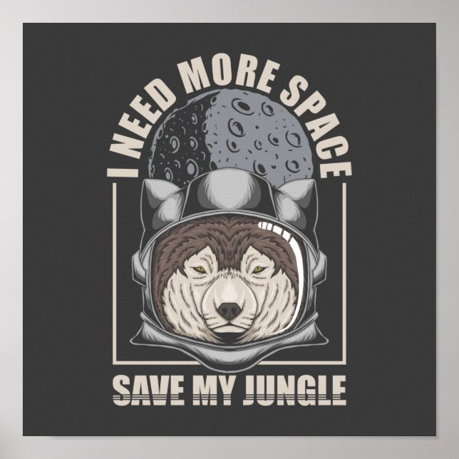 Affiche J'Ai Besoin De Plus D'Espace (Devant)