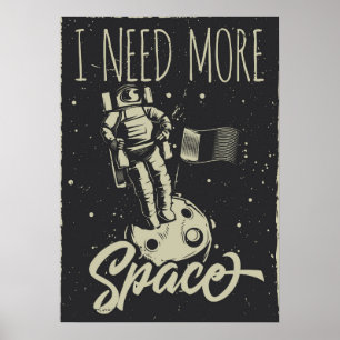 Affiche J'ai besoin de plus d'espace