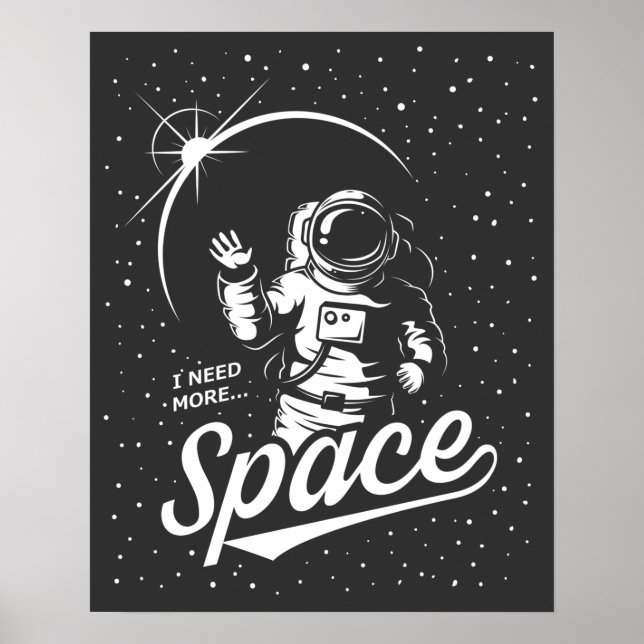 Affiche J'Ai Besoin De Plus D'Espace (Devant)
