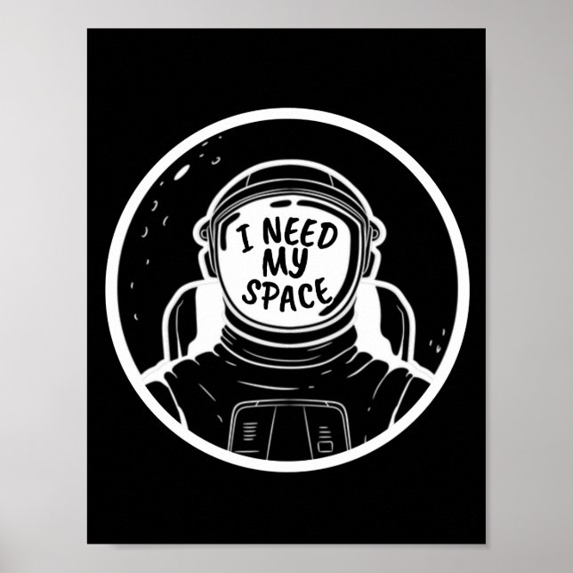 AFFICHE J'AI BESOIN D'ESPACE (Devant)