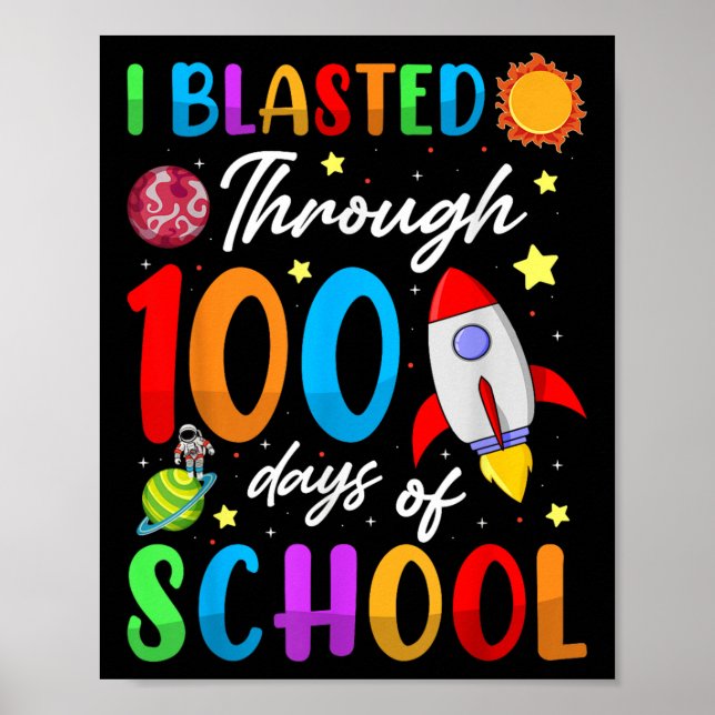 Affiche J'Ai Blessé Pendant 100 Jours De Thé De 100E Jour  (Devant)