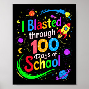 Affiche J'Ai Blessé Pendant 100 Jours De Thé De 100E Jour