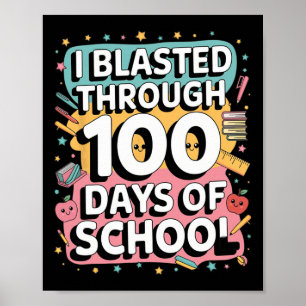 Affiche J'Ai Blessé Pendant 100 Jours De Thé De 100E Jour 