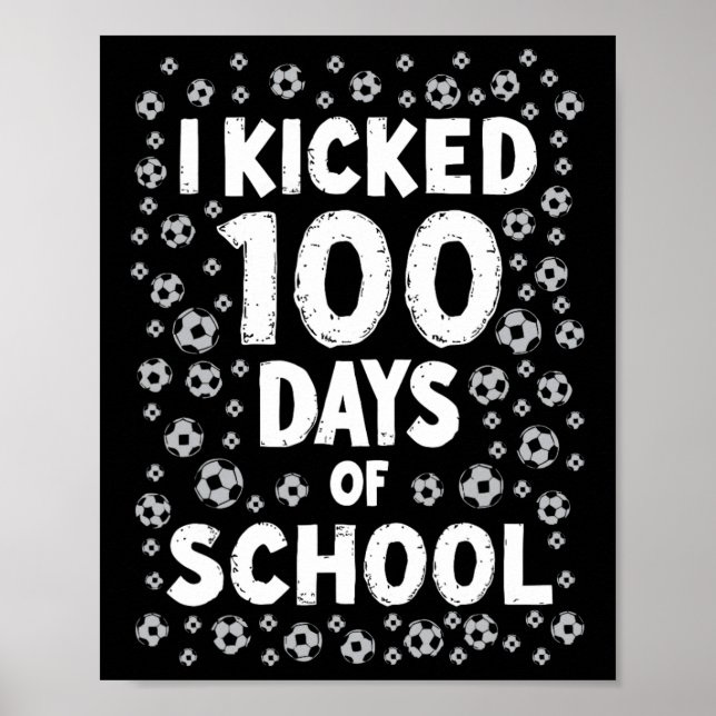 Affiche J'ai botté 100 jours d'école pour les enfants de s (Devant)