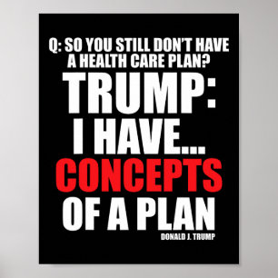 Affiche J'Ai... Concepts D'Un Plan Votant Trump 2024 Ele