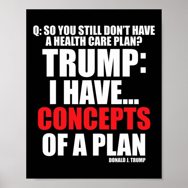 Affiche J'Ai... Concepts D'Un Plan Votant Trump 2024 Ele (Devant)