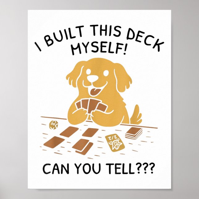 Affiche J'Ai Construit Ce Pont Moi-Même Pouvez-Vous Dire A (Devant)