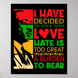 Affiche J'ai décidé de m'en tenir à l'amour Martin Black l
