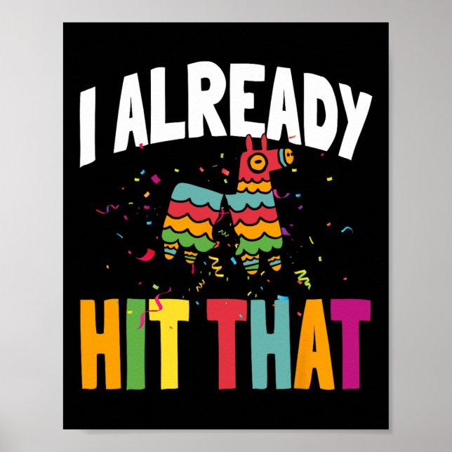 Affiche J'ai déjà frappé ce Cinco De Mayo  (Devant)